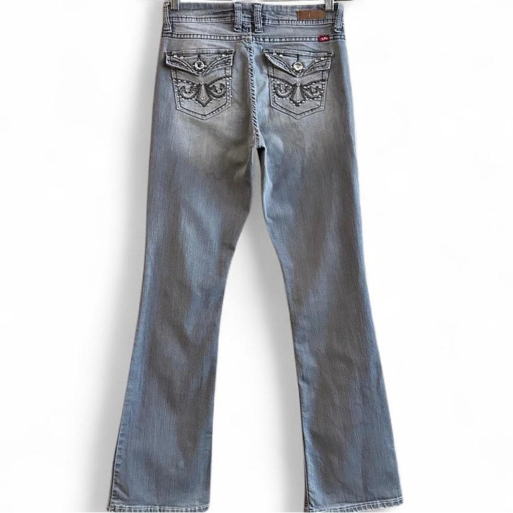 Y2K ROYALTY By YMI Distressed Bejeweled Jeans